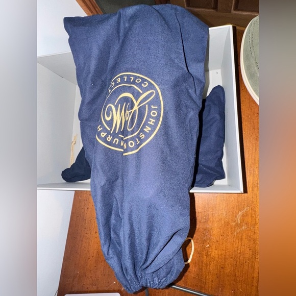 NEW Johnston & Murphy Men's Suede Loafers Marlow - Olive Green Size 8.5 - Picture 6 of 8